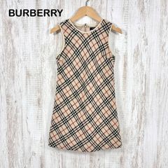 BURBERRY 6y116cm チェック柄 ノースリーブワンピース - メルカリ