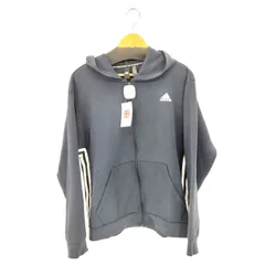 アディダス adidas パフォーマンスロゴ 3ライン ジップアップ パーカー メンズ 表記無 