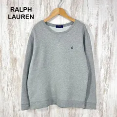 RALPH LAUREN ラルフローレン ポニーロゴ刺繍 裏起毛 スウェット トレーナー グレー