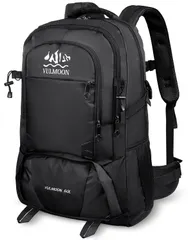 防水 バックパック 軽量 防災リュック カジュアル アウトドア 登山 リュックサック おしゃれ 60L 出張 メンズ 通勤 海外 大容量 旅行 リュック キャンプ用品 スポーツジム [Vulmoon] (レッド)