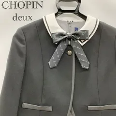 CHOPIN deux ショパン ドゥ スーツセット 1901-2592 セットアップ 160cm ブラック グレー フォーマル 小学校 卒業式 女の子_247022