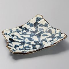 古伊万里 型紙摺印判 結文形 花格子文 小皿 - メルカリ