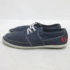 t■【 27cm 】フレッドペリー/FRED PERRY キャンバスシューズ■紺/MENS/51【中古】のサムネイル