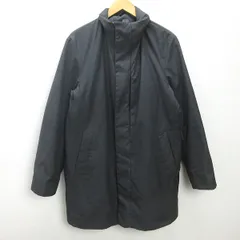 t■美品■ユニクロ/UNIQLO ハイブリッドダウンコート■灰【 XL 】men's/33【中古】