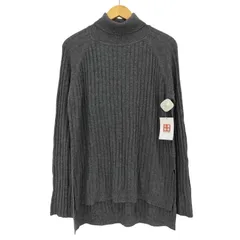 ミズイロインド mizuiro ind ワイドリブ タートルネック プルオーバーニット レディース 表記無 