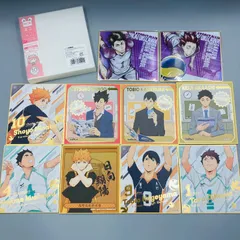 【袋未開封品あり】【10種セット】【ファイル付き】ハイキュー!! 色紙 ミニ色紙 アニメグッズ ミニ色紙ファイル付き ケース付き HAIKYU!! スポーツアニメ グッズ アニメ