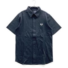 美品】FRED PERRY 半袖シャツ XXL ダークネイビー ボタンダウン - メルカリ