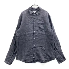 FRANK&EILEEN フランク & アイリーン ×Ron Herman別注 LUKE リネン 長袖シャツ  グレー系 XL [240101576043] メンズ