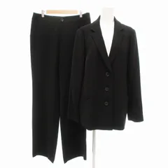 クリスチャンオジャール CHRISTIAN AUJARD スーツ セットアップ ジャケット パンツ 3B ノッチドラペル 13 黒 ブラック /JS ●ECOのサムネイル