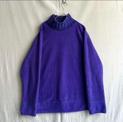 【極美品】Y’s ヨウジヤマモト パープル リブ タートルネック ニット 3 極美品】Y's ヨウジヤマモト パープル リブ タートルネック ニット 3