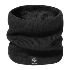 メンズ レディース スヌード 冬用 裏ボア ネックウォーマー ネックガード マフラー 首巻き スポーツ 通勤 [PAZOFA] 通学 キャンプ アウトドア スキー 男女兼用