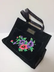 FEILER 花柄刺繍 トートバッグ