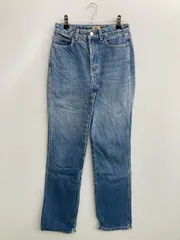 Calvin Klein Jeans カルバンクラインジーンズ デニムパンツ 3 ブルー フルレングス スタンダード 無地 ブランドロゴ ストレート レギュラー ヴィンテージ