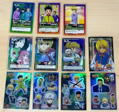 HUNTER×HUNTER 旧作 カード＋ステッカー ゴン(GON) キルア クラピカ レオリオ