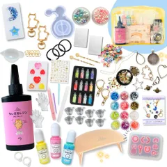 UVレジン スターターキット Ailes(エール) 初心者 レジン液 レジンセット (S)