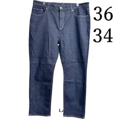 ユニクロ　スリムストレートジーンズ　インディゴ　34　36