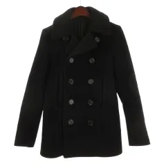 リチウム オム LITHIUM HOMME カシミヤミックス Pコート 中綿 40 ブラック 251226Eのサムネイル