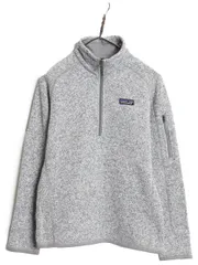 【お得なクーポン配布中!】 パタゴニア ベターセーター ハーフジップ レディース S 15年製 フリース セーター ジャケット アウトドア 裏起毛 プルオーバー ブルゾン 灰