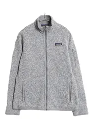 【お得なクーポン配布中!】 パタゴニア ベターセーター ジャケット レディース M 古着 17年製 フリース セーター ブルゾン フルジップ アウトドア シンプル 杢 グレー
