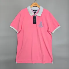 トミーヒルフィガー DENNY ポロシャツ ケネディピンク XXL 未使用 新品