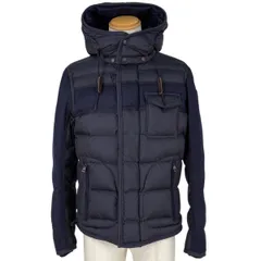 モンクレール MONCLER ライアン ダウンジャケット RYAN フーディ アウター ダウンジャケット ネイビー メンズ 【中古】