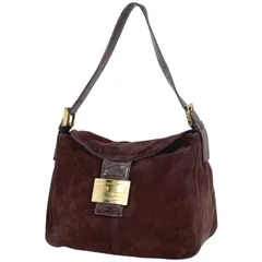 フェンディ FENDI ズッカロゴ ショルダーバッグ ワンショルダー ショルダーバッグ スエード ブラウン レディース 【中古】