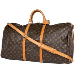 ルイ・ヴィトン Louis Vuitton キーポル バンドリエール60 旅行 出張 ボストンバッグ モノグラム ブラウン M41412 レディース 【中古】