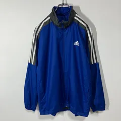 adidas アディダス パフォーマンス ロゴ プリント 3本ライン 切替 裏地フリース ラグラン フルジップ ジャンパー ブルー チャコール ホワイト 160