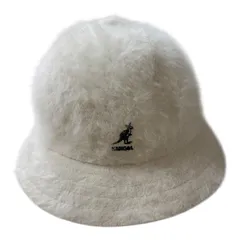  KANGOL カンゴール FURGORA CASUAL Mサイズ ファーキャップ ホワイト ワッペン【RE360】のサムネイル