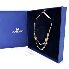 【良品】Swarovski スワロフスキー クリスタル ビジュー マルチカラー チョーカー アクセサリー レディース
