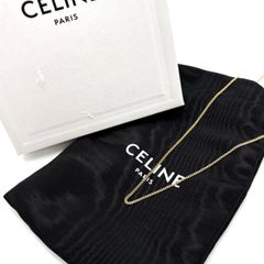 CELINEセリーヌ エギズネックレス ブラックオニキス - メルカリ