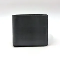 BURBERRY 二つ折り レザー グレー×ベージュ 財布