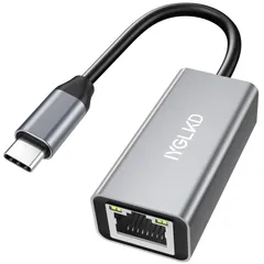 【人気商品】ギガビットイーサネット RJ45 lan to usb Type-C 変換アダプタ 高速 Switch 1000Mbps MacBook 有線LANアダプター iPad LAN Pro USB-C iMacなどに対応 限定】IYGLKD 軽量 【