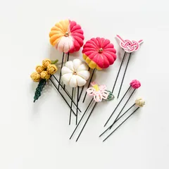 〔563〕卒業式　七五三　成人式　髪飾り　ヘアピン　ヘッドドレス　ヘアアクセサリー　ヘッドアクセサリー