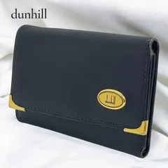 dunhill ダンヒル レザーキーケース ブラック ゴールド金具 4連　黒