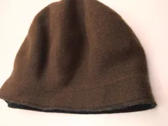 CA4LA ニット帽 ブラウン シンプル ビーニー 日本製 カシラ
