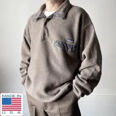 90s レアカラー USA製 patagonia シンチラ フリース スナップT XL モカグレー系 パタゴニア アメリカ製 90年代 ビンテージ D153-18-0052ZV
