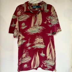 POLO by Ralph Lauren（ポロ ラルフローレン）総柄ポロシャツ S