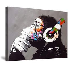 バンクシー アートパネル ガラス絵 絵画 絵 壁掛け ポスター