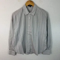 UNTITLED アンタイトル ストライプシャツ ホワイト ブラック 2サイズ レディース 古着 シンプル モード