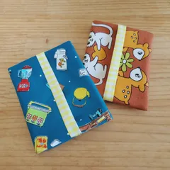 まとめて2個☆子供用ミニポケットティッシュケース ハンドメイド レトロアニマル