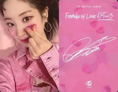 【中古】コレクションカード(女性) TWICE/ダヒョン/裏面印刷サイン入り/CD「The 3rd Full ALBUM Formula of Love：O+T=＜3」封入特典フォトカード