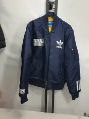 アディダス ma-1 パイロットジャンパー ブルゾン スタジャン ジャケット ネイビー 105