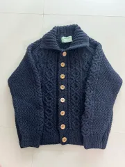 インバーアラン 3A ランバー カーディガン 40(100) ネイビー