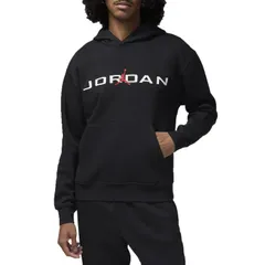[ナイキ] ジョーダン セットアップ対応 パーカー フーディ バスケットボール Jordan HQ4643-010 ブラック/ホワイト スポーツ ジム 筋トレ フィットネス トレーニング 国内正規品 フリース メンズ M [010：ブラック/ホワイト] [M]