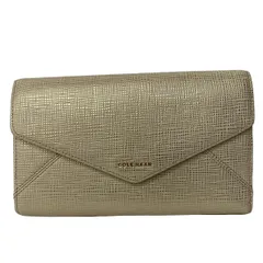 COLE HAAN(コールハーン) 財布 - ベージュ×ゴールド 財布 (その他) レザー