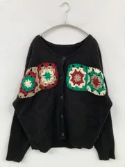 niko and ... ニコアンド カーディガン/ボレロ M ブラック 花柄・ボタニカル柄 ミドル丈 長袖