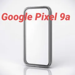 Google Pixel 9a 用 ハイブリッドケース ブラック×クリア
