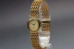 【稼働品】SEIKO エクセリーヌ 1220-0080 ゴールド クオーツ レディース (1988年製) #16786