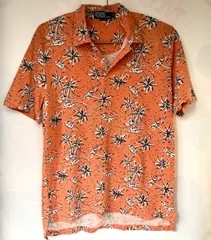 Polo by Ralph Lauren（ポロ ラルフローレン）総柄半袖ポロシャツ M